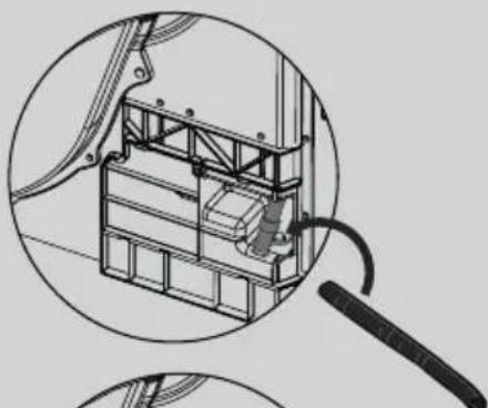 CANDY ROE H8A3TES - Fitting the drain hose - 5