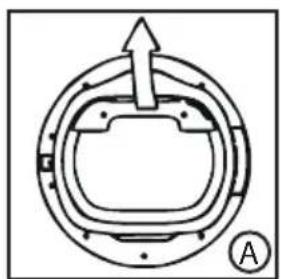 CANDY ROE H8A3TES - Pour retirer le conteneur du tiroir de la porte - 1