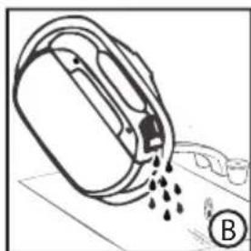 CANDY ROE H8A3TES - Pour retirer le conteneur du tiroir de la porte - 2
