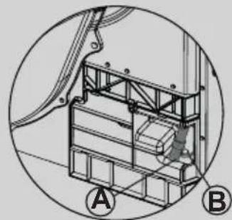 CANDY ROE H8A3TES - Fitting the drain hose - 3