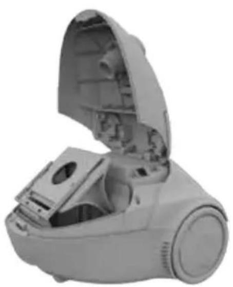 DIRT DEVIL Express SD30070 - How to Replace the Dust Bag - 3