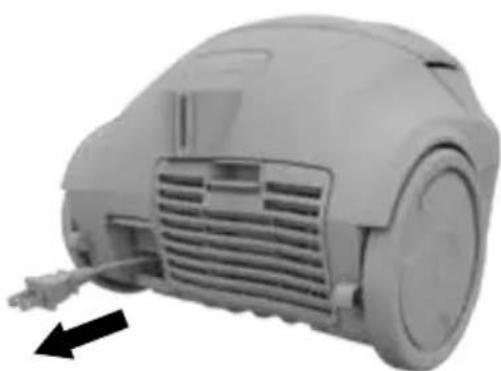 DIRT DEVIL Express SD30070 - Utilisation et rangement du cordon - 1