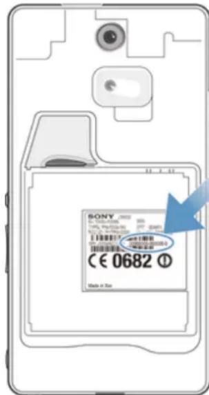 SONY ERICSSON Xperia ZR - Pour afficher votre numero IMEI - 1