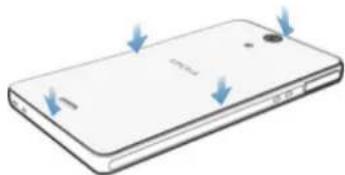 SONY ERICSSON Xperia ZR - Pour fixer la façade arrêté - 1