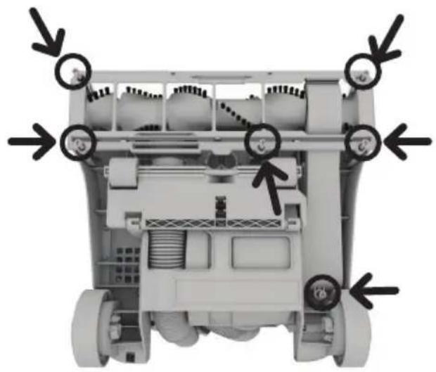 DIRT DEVIL Power MAX UD70161 - CLEAN THE BRUSHROLL - 1