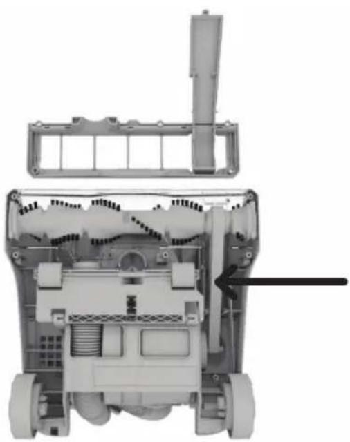DIRT DEVIL Power MAX UD70161 - CLEAN THE BRUSHROLL - 3