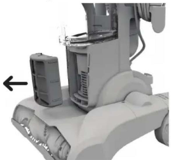 DIRT DEVIL Power MAX UD70161 - CLEAN THE EXHAUST FILTER - 2