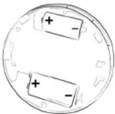 GIGASET Smoke Sensor 2.0 - Legen Sie die Batterien ein. - 1