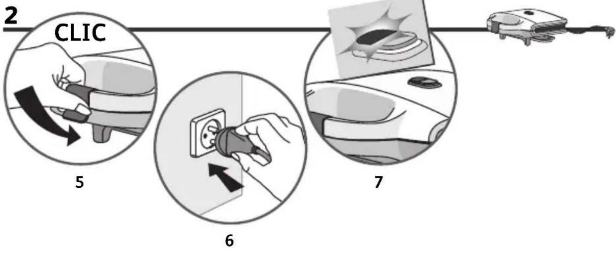 MOULINEX Ultracompact Sandwich SM1808 - KopwaFAn optaHy Kopfay 6ipiHwi opbHda! - 6