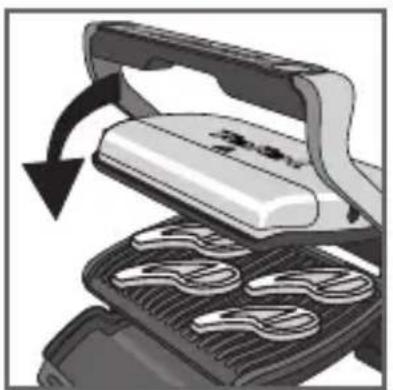 TEFAL Optigrill XL YY4398 - automatikus sütési program és kézi üzemmod 4 különboző homérsekletbeallitással - 6