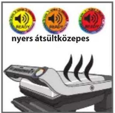 TEFAL Optigrill XL YY4398 - automatikus sütési program és kézi üzemmod 4 különboző homérsekletbeallitással - 9