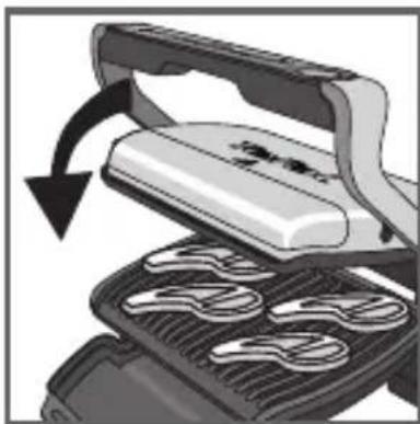 TEFAL Optigrill XL YY4398 - CBeTOBoe pyKOBoDCTBOДЯ NHdNkaTopa yPoBHa npHrOToBJIeHnA - 6