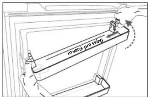 Everglades EVTT125 - Remove door rack - 1