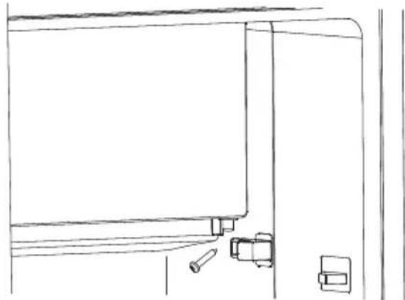 Everglades EVTT125 - Changing over the freezer compartment door - 1