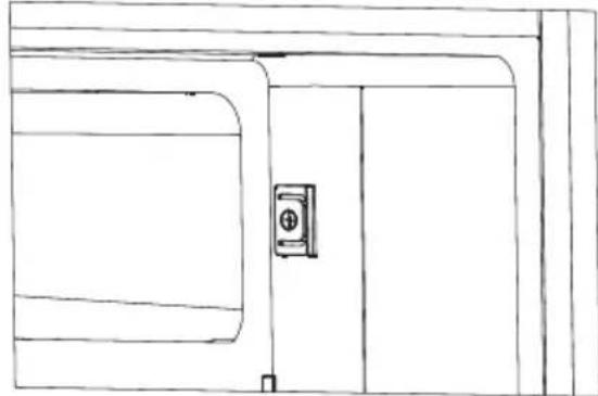 Everglades EVTT125 - Changing over the freezer compartment door - 4