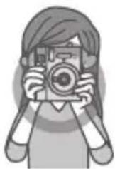 FUJIFILM Instax Mini 40 - Precauciones al sujetar la cámara - 1