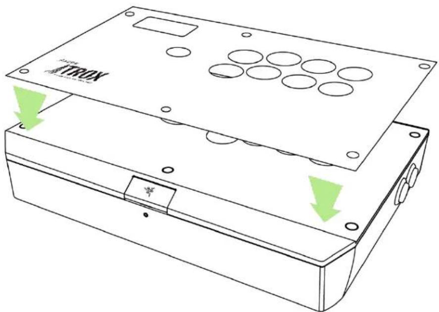 RAZER Atrox - Changer l'illustration du panneau superieur - 11