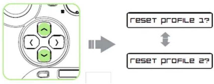 RAZER Sabertooth - RéTABLIR UN PROFIL AUX PARAMÉTRES PAR DÉFAUT - 2