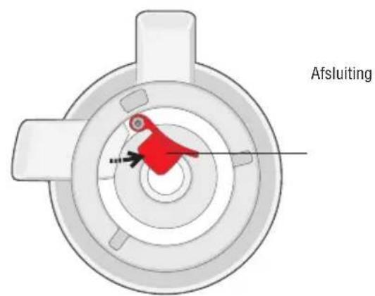 OMEGA Vert VRT352 - Verwijder de afsluitring - 1