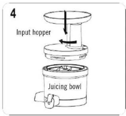 DEJELIN Slowjuicer SLJV4300 - ASSEMBLY METHOD2 - 2