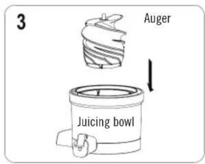 DEJELIN Slowjuicer SLJV4300 - ASSEMBLY METHOD2 - 5