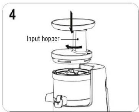 DEJELIN Slowjuicer SLJV4300 - ASSEMBLY METHOD1 - 4