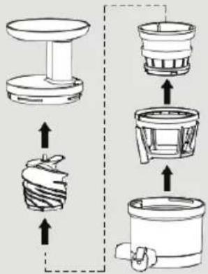 DEJELIN Slowjuicer SLJV4300 - CLEANING METHOD - 10