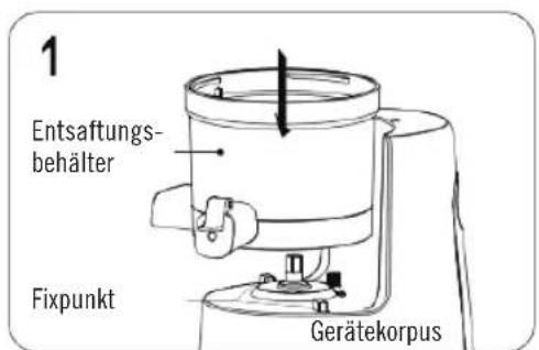 DEJELIN Slowjuicer SLJV4300 - MONTAGEMETHODE 1 - 1