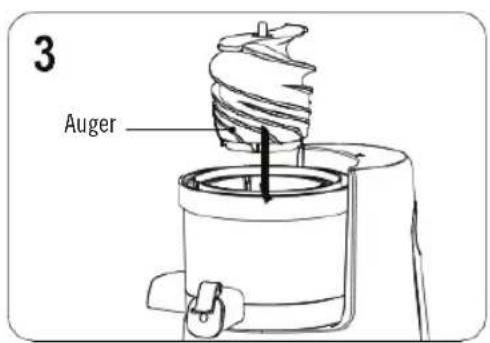 DEJELIN Slowjuicer SLJV4300 - ASSEMBLY METHOD1 - 3