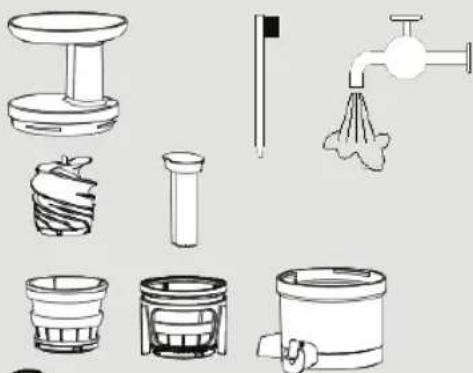 DEJELIN Slowjuicer SLJV4300 - REINIGUNGSMETHOD - 2