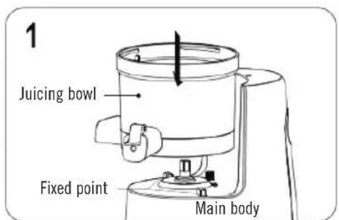DEJELIN Slowjuicer SLJV4300 - ASSEMBLY METHOD1 - 1