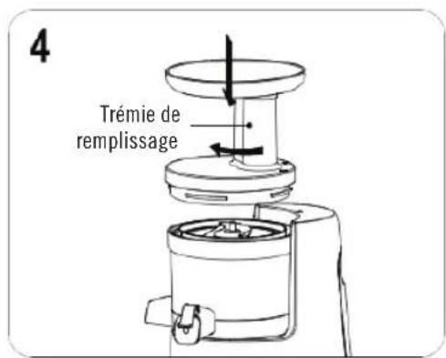 DEJELIN Slowjuicer SLJV4300 - MÉTHODE D'ASSEMBLAGE 1 - 4