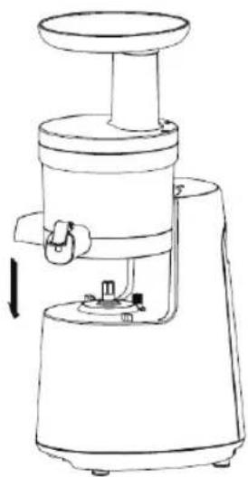 DEJELIN Slowjuicer SLJV4300 - MONTAGEMETHODE 2 - 5