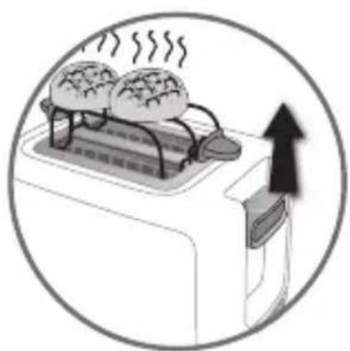 MOULINEX Subito 4 LT3408 - Automatic function to reheat bread - 39