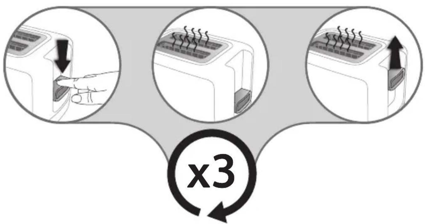 MOULINEX Subito LS340D - Automatic function to reheat bread - 7