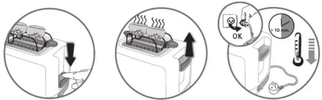 MOULINEX Subito LS340D - Automatic function to reheat bread - 40