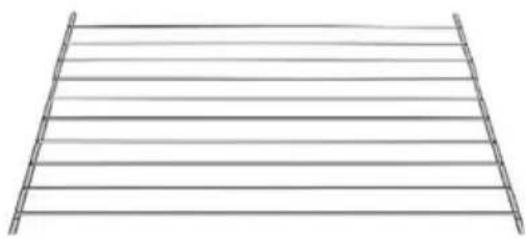 ZANUSSI ZCG053GW1 - D'une grille support de plat - 1