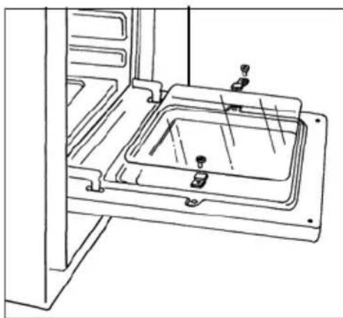 ZANUSSI ZCG053GW1 - Replacing la porte du four - 2