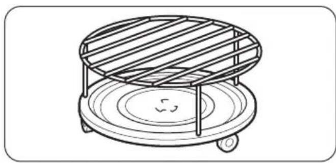 ZANUSSI ZSG17100XA - Inserting the grill rack - 1