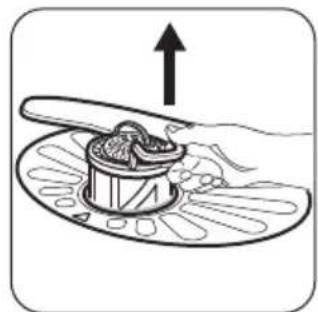 ZANUSSI ZDF14001WA - CLEANING THE FILTERS - 3