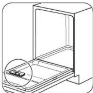 ZANUSSI ZDF1001 - Verwendung des Reinigungsmittels - 1