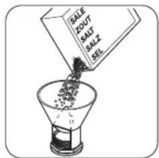 ZANUSSI ZDF1001 - Filling the salt container - 5