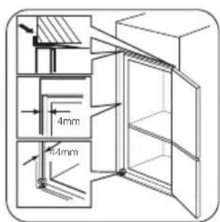 ZANUSSI ZBT23420SR - Installing the appliance - 4