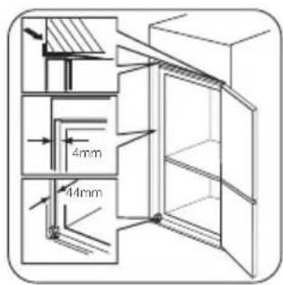 ZANUSSI ZBT23420SR - Anforderungen an die Belüftung - 4
