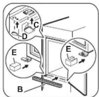 ZANUSSI ZBT23420SR - Installing the appliance - 7