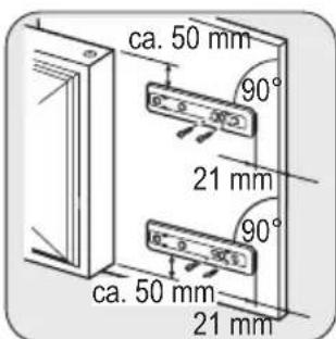 ZANKER KBB25001SK - Aufstellung des Geräts - 9