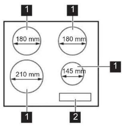 ZANKER KIT6460XXK - Description de la table de cuisson - 1