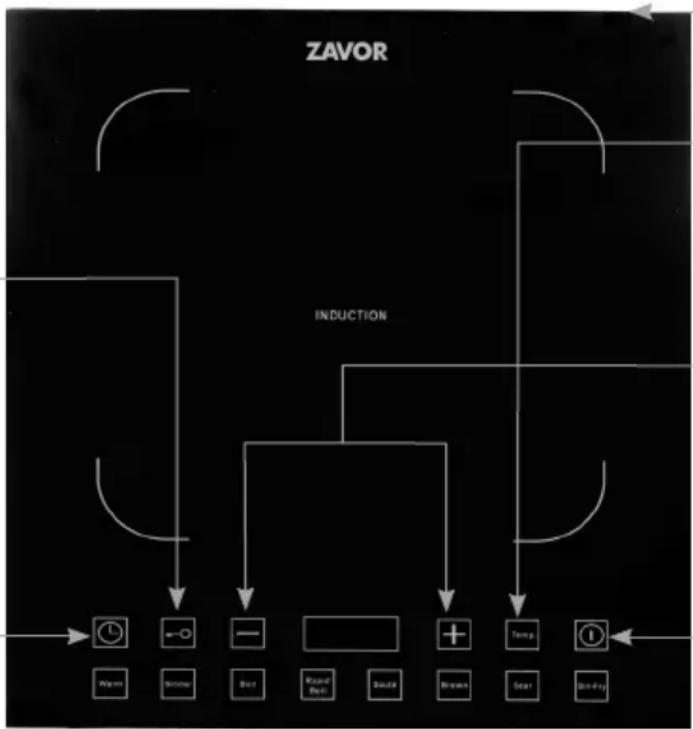 Zavor Induction Pro ZSEPR01 - TIMER: - 1