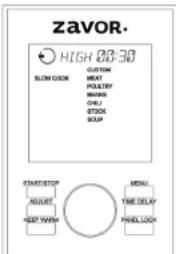Zavor Lux LCD - Función de Cocción Lenta - 1