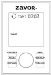 Zavor Lux LCD - Cultures vivantes actives - Yogourt non parfumé: - 2